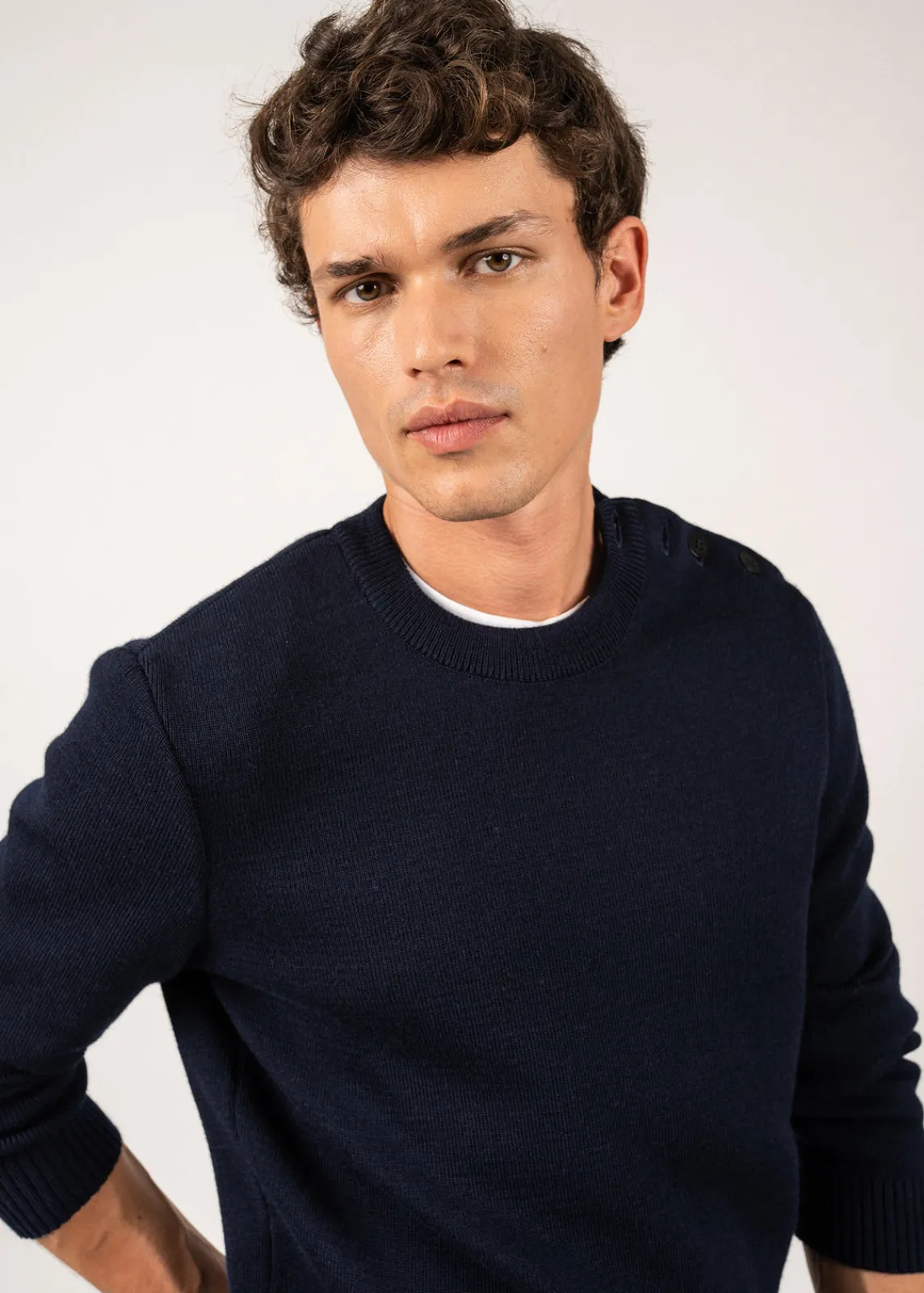 Saint James Sailor Jumpers|Sailor Jumpers*Cancale sailor jumper Marine