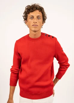 Saint James Sailor Jumpers|Sailor Jumpers*Cancale sailor jumper Rouge