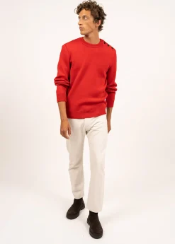 Saint James Sailor Jumpers|Sailor Jumpers*Cancale sailor jumper Rouge
