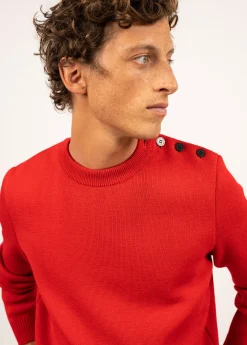 Saint James Sailor Jumpers|Sailor Jumpers*Cancale sailor jumper Rouge