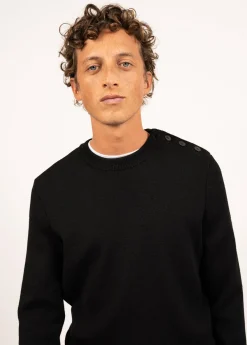 Saint James Sailor Jumpers|Sailor Jumpers*Cancale sailor jumper Noir