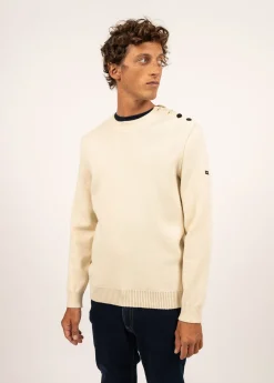 Saint James Sailor Jumpers|Sailor Jumpers*Cancale sailor jumper Ecru
