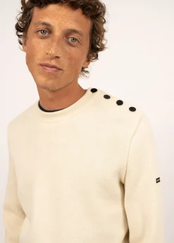 Saint James Sailor Jumpers|Sailor Jumpers*Cancale sailor jumper Ecru