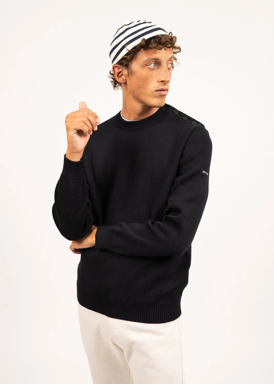 Saint James Sailor Jumpers|Sailor Jumpers*Cancale sailor jumper Navy