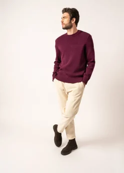 Saint James Sailor Jumpers|Sailor Jumpers*Cancale sailor jumper Prune
