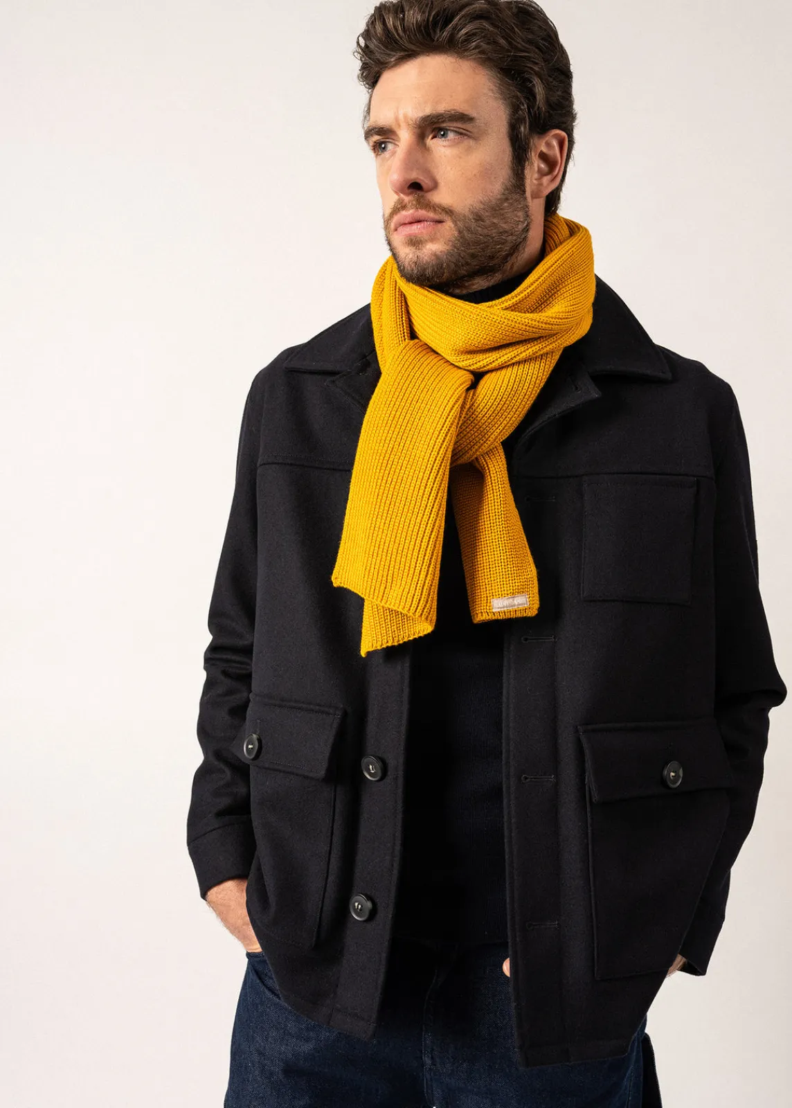 Saint James Scarves*Canoe scarf Ambre