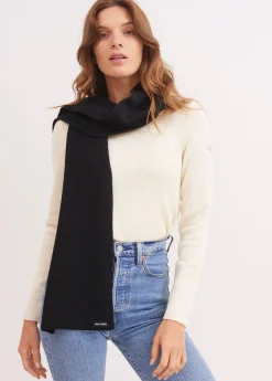 Saint James Accessories*Canoe scarf Noir