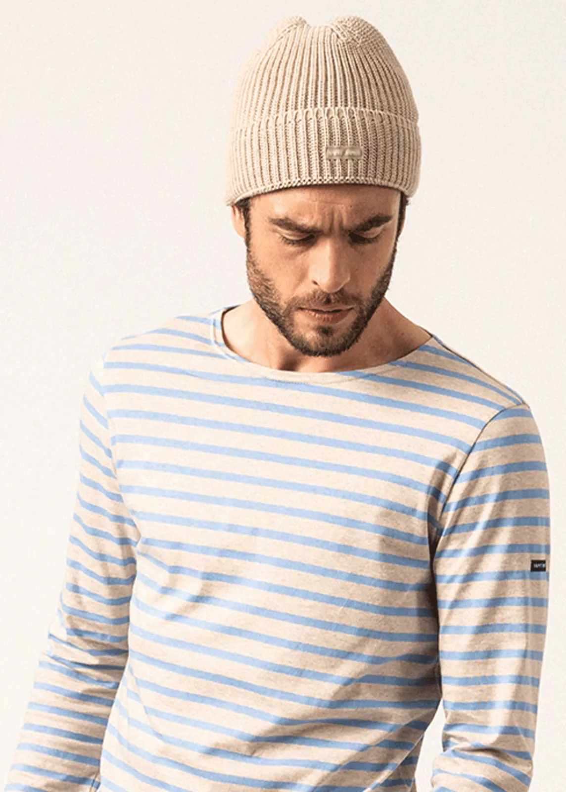 Saint James Hats & Beanies*Canot turn-up hat Beige