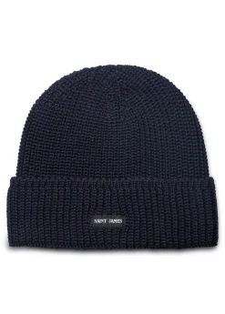 Saint James Hats & Beanies*Canot turn-up hat Navy