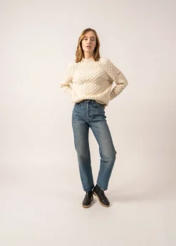 Saint James Jumpers, Cardigans, Jackets*Cardiff High Neck Jumper Ecume