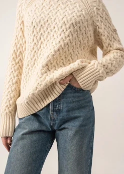Saint James Jumpers, Cardigans, Jackets*Cardiff High Neck Jumper Ecume