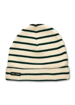 Saint James Accessories*Cartier striped sailor hat Ecume/navy