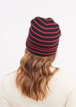 Saint James Accessories*Cartier striped sailor hat Navy/tulipe