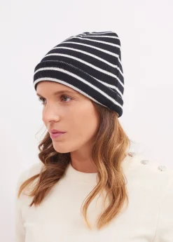 Saint James Hats & Beanies*Cartier striped sailor hat Navy/ecume