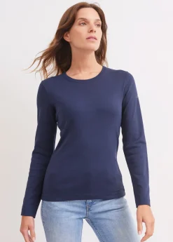 Saint James Sailor Striped Shirts*Celina long sleeve t-shirt Marine
