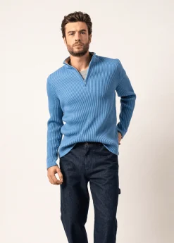 Saint James Jumpers & Cardigans*Chamrousse Truck-collar Jumper Oxygene/beige