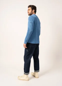 Saint James Jumpers & Cardigans*Chamrousse Truck-collar Jumper Oxygene/beige