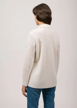 Saint James Shell Jackets & Raincoats*Charente wool blazer Blanc
