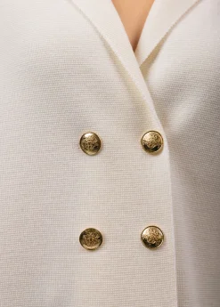 Saint James Shell Jackets & Raincoats*Charente wool blazer Blanc