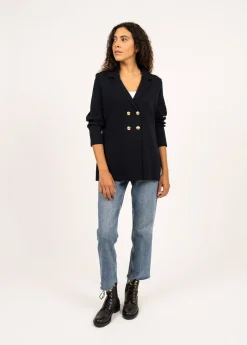 Saint James Shell Jackets & Raincoats*Charente wool blazer Navy
