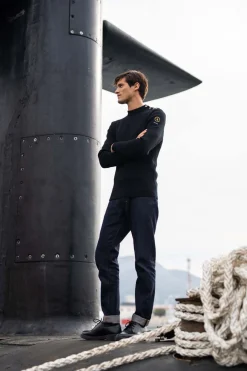 Saint James Sailor Jumpers|Sailor Jumpers*Compas plain sailor jumper Noir
