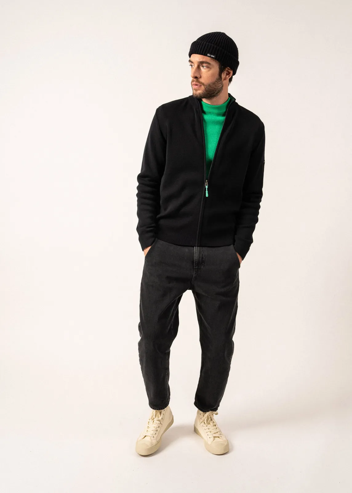 Saint James Jumpers & Cardigans*Creggan cardigan Navy/trefle