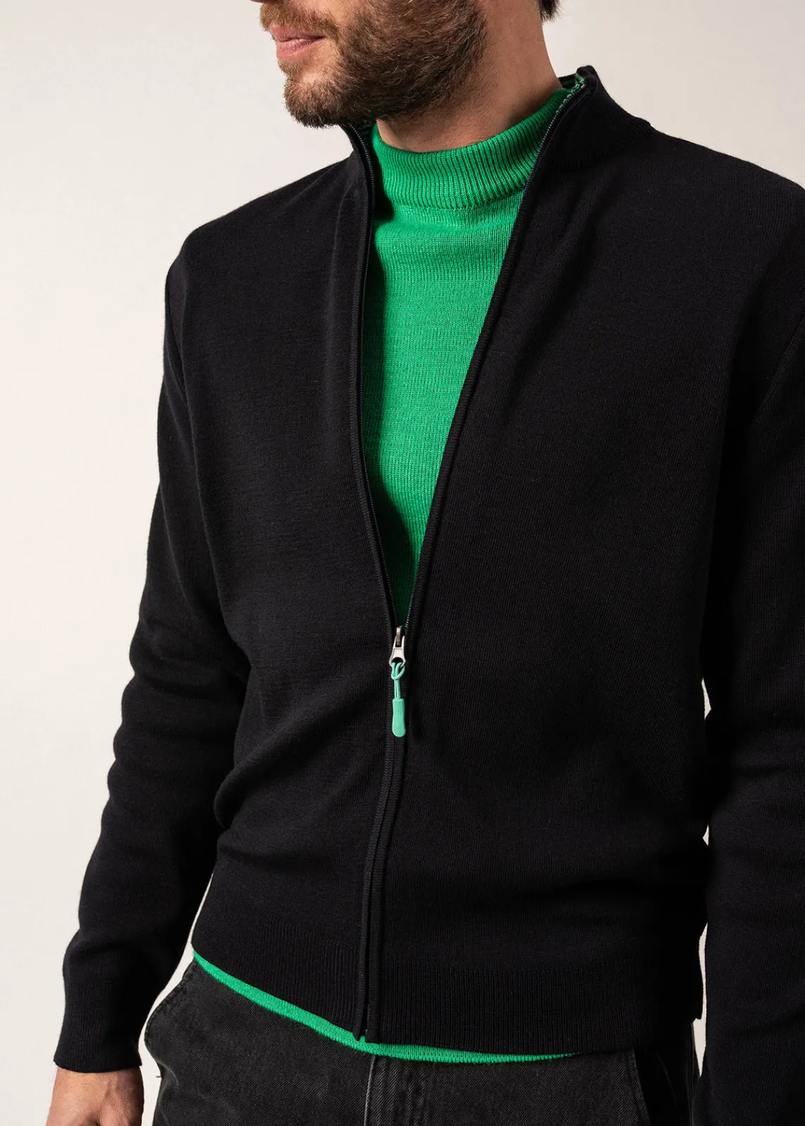 Saint James Jumpers & Cardigans*Creggan cardigan Navy/trefle