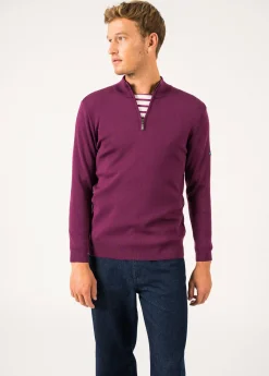 Saint James Jumpers & Cardigans*Crossley jumper Prune/navy