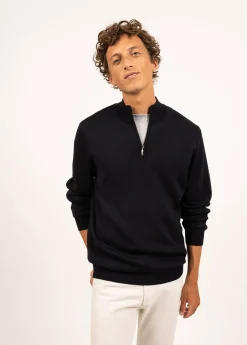 Saint James Jumpers & Cardigans*Crossley jumper Prune/navy