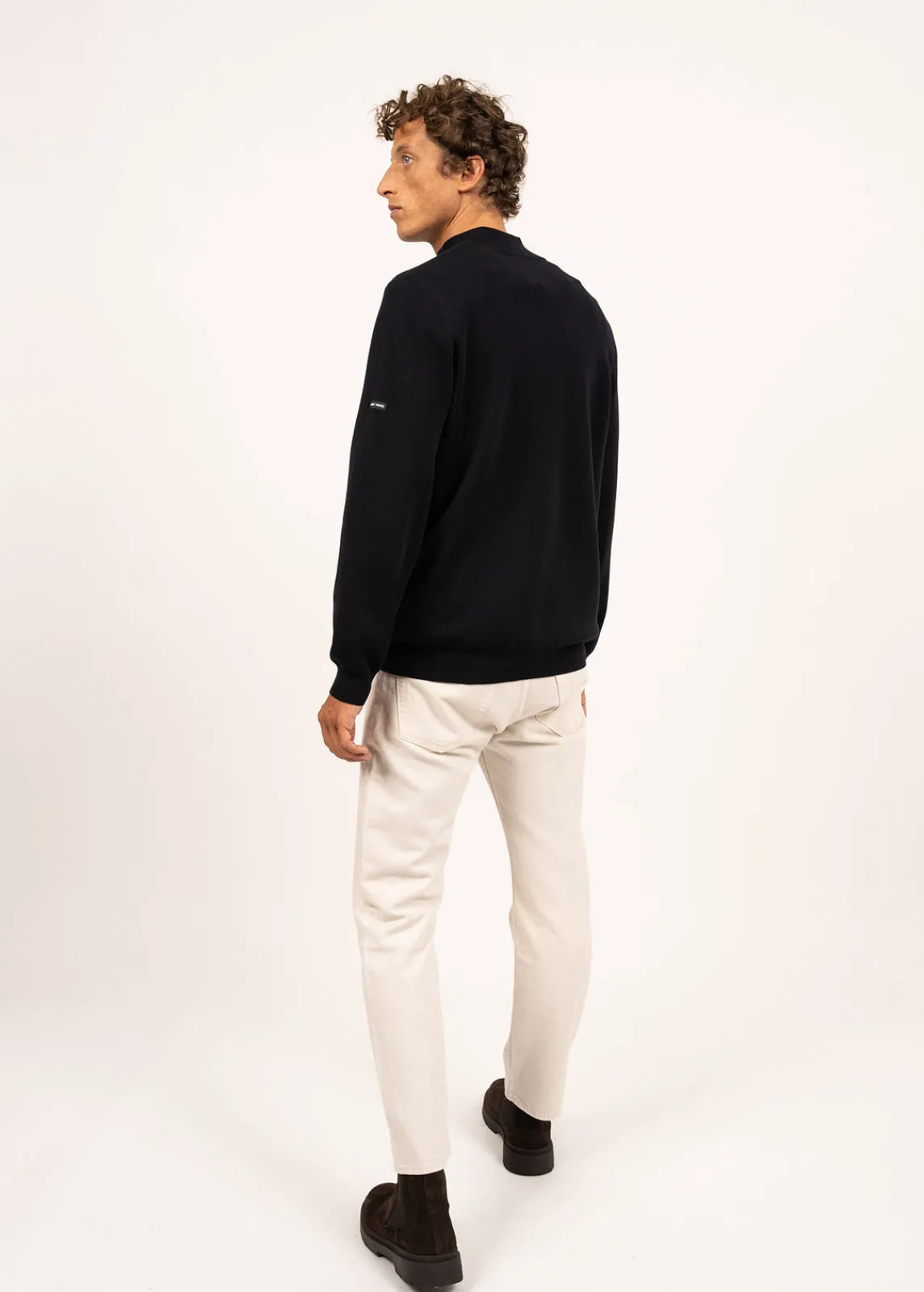 Saint James Jumpers & Cardigans*Crossley jumper Navy/gris