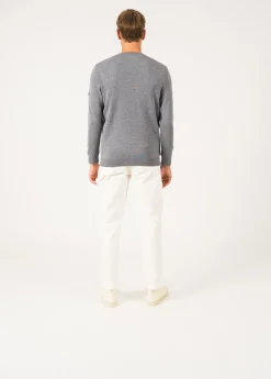 Saint James Jumpers & Cardigans*Cuirassé V neck jumper Gris
