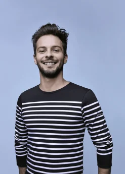 Saint James Sailor Striped Shirts|Sailor Striped Shirts*Duel au Soleil sailor striped shirt Noir/neige