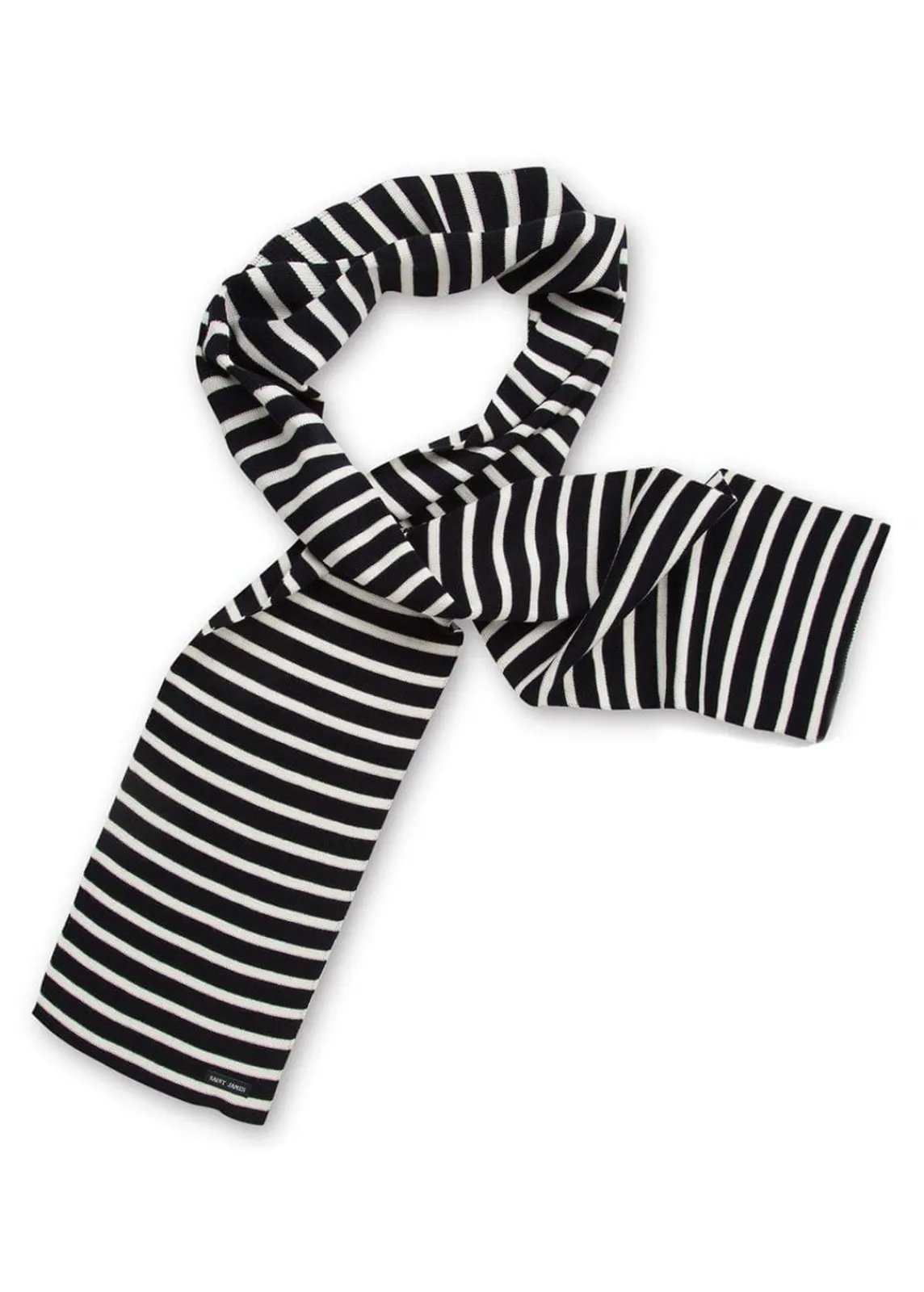 Saint James Accessories|Accessories*Duguay striped scarf Navy/ecume
