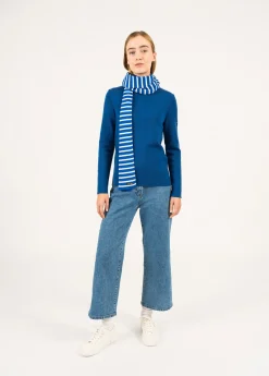 Saint James Accessories*Duguay striped scarf Gitane/ecume