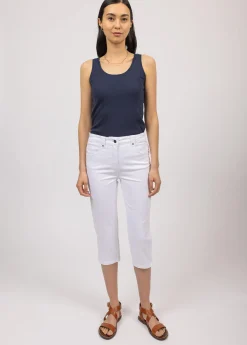 Saint James Trousers & Shorts*Elodie three quarters pants Blanc