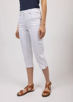 Saint James Trousers & Shorts*Elodie three quarters pants Blanc