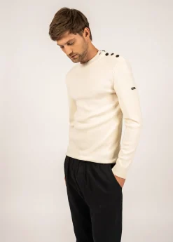 Saint James Sailor Jumpers|Sailor Jumpers*Estran wool sailor jumper Ecume