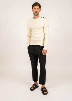 Saint James Sailor Jumpers|Sailor Jumpers*Estran wool sailor jumper Ecume