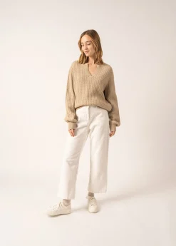 Saint James Jumpers, Cardigans, Jackets*Fairlie V-neck Jumper Beige