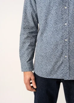 Saint James Shirts*Flavien Floral Patterned Shirt Cooperjean/ecume