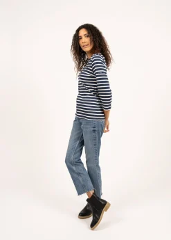 Saint James Sailor Striped Shirts*Galathée striped sailor shirt Marine/ecru