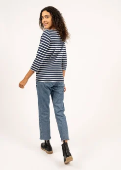 Saint James Sailor Striped Shirts*Galathée striped sailor shirt Marine/ecru