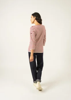 Saint James Sailor Striped Shirts*Galathée striped sailor shirt Ecru/persan