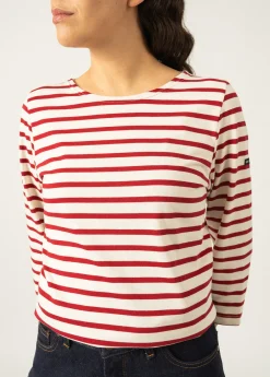 Saint James Sailor Striped Shirts*Galathée striped sailor shirt Ecru/persan