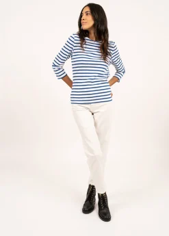 Saint James Sailor Striped Shirts*Galathée striped sailor shirt Neige/gitane