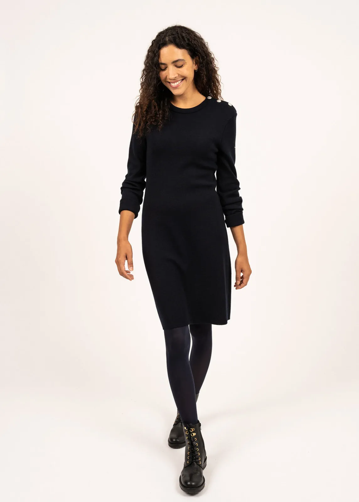Saint James Dresses & Skirts*Grande Marée jumper dress Navy