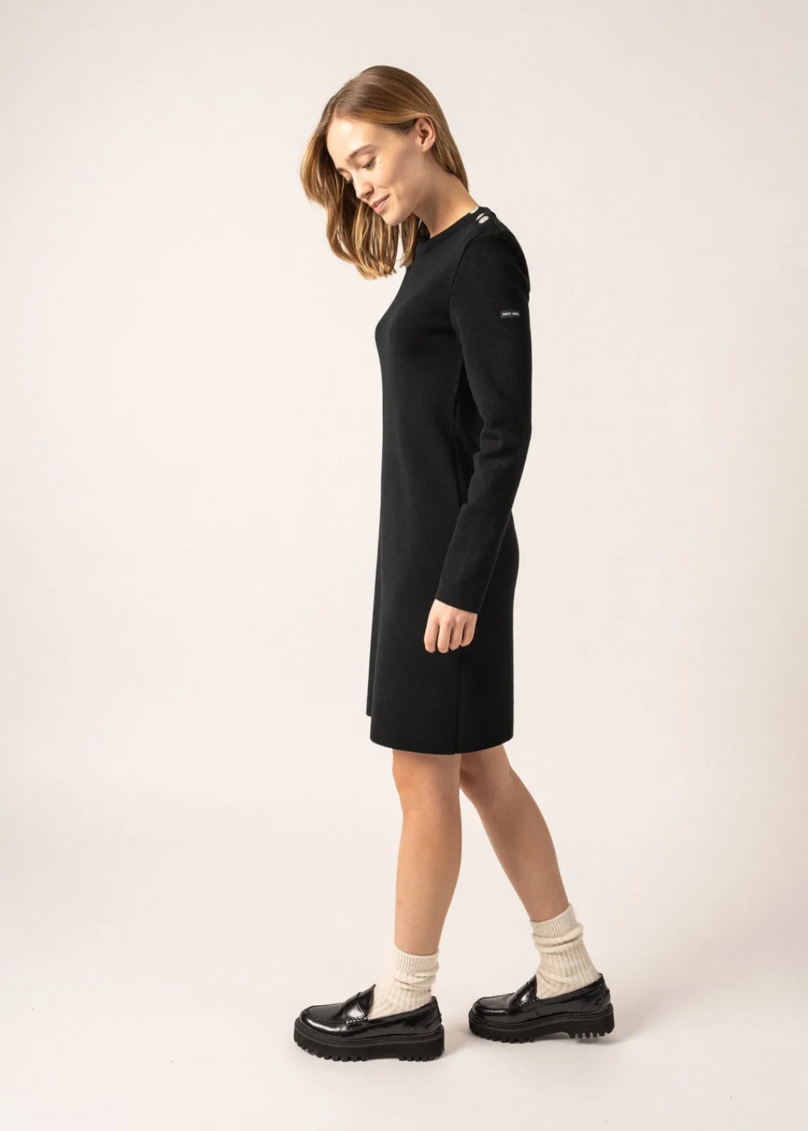 Saint James Dresses & Skirts*Grande Marée jumper dress Noir