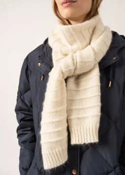 Saint James Accessories*Grisons Mohair Scarf Blancd'hiver