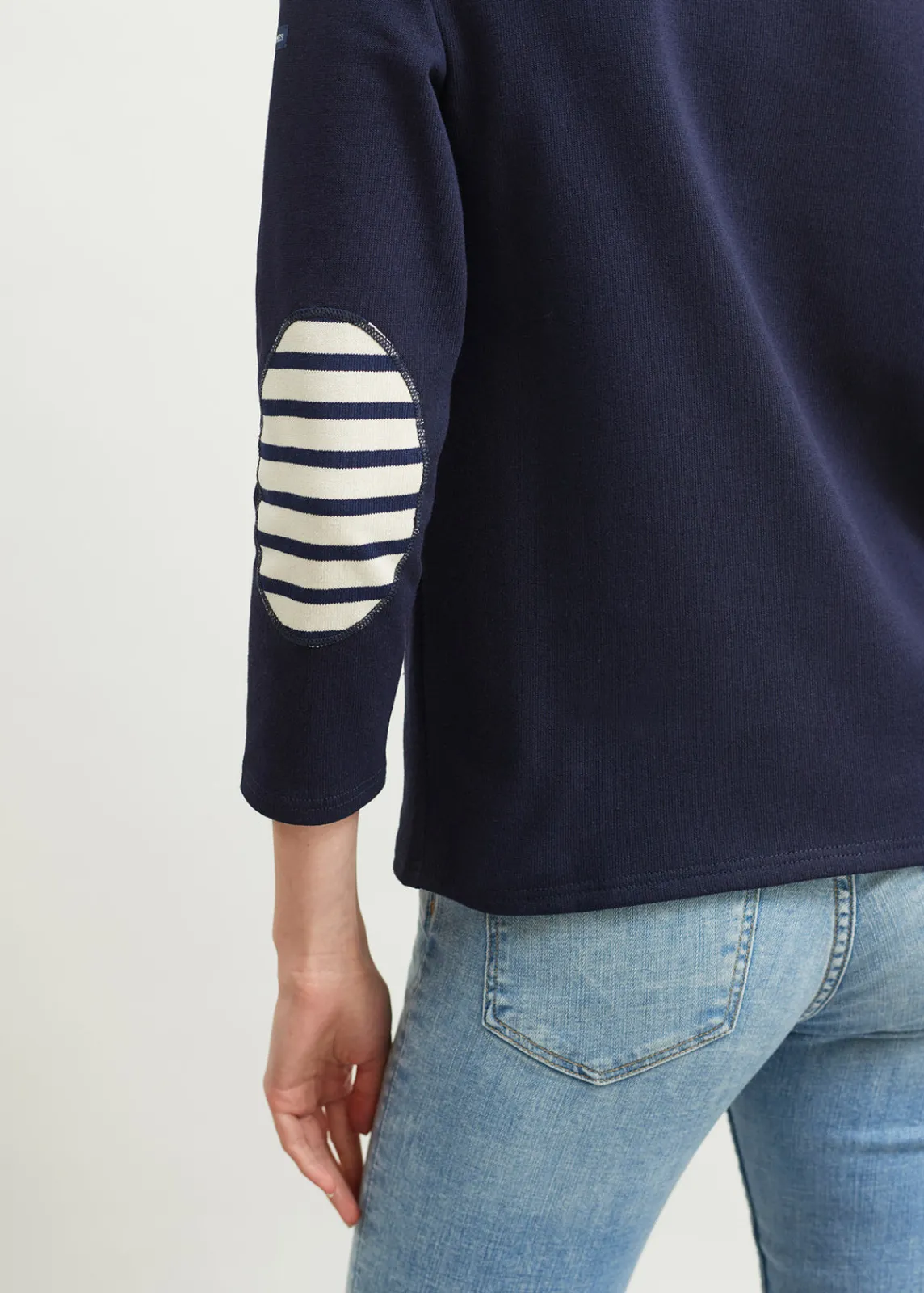 Saint James Sailor Striped Shirts|Sailor Striped Shirts*Guildo boat neck sailor shirt Navy
