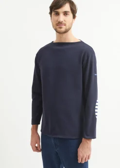 Saint James Sailor Striped Shirts|Sailor Striped Shirts*Guildo boat neck sailor shirt Navy